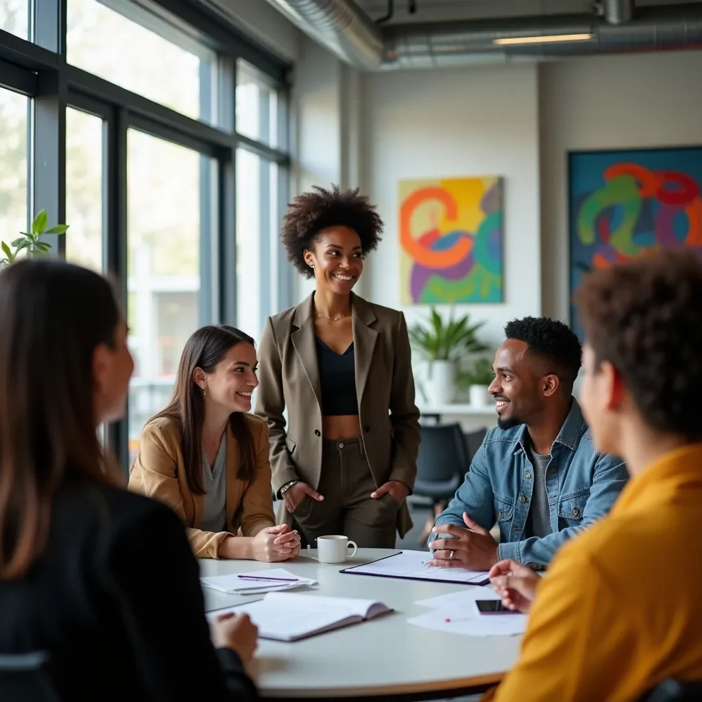 Professional business solutions illustration